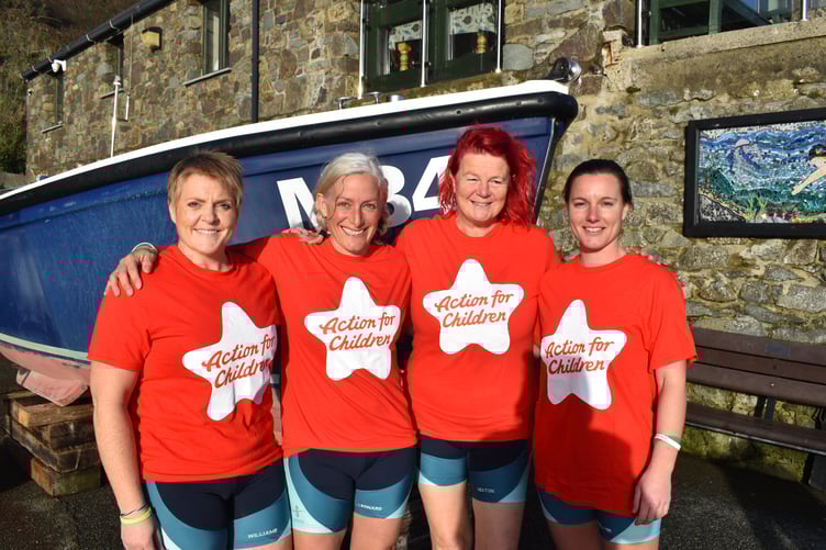 Merched y Mor, sporting their Action for Children tees