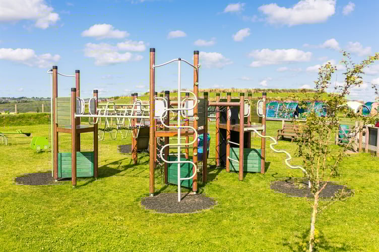 Playground at Folly Farm Holiday Park