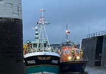 Angle lifeboat rescues stranded vessel