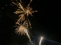 Spectacular Fireworks Display at Manorbier