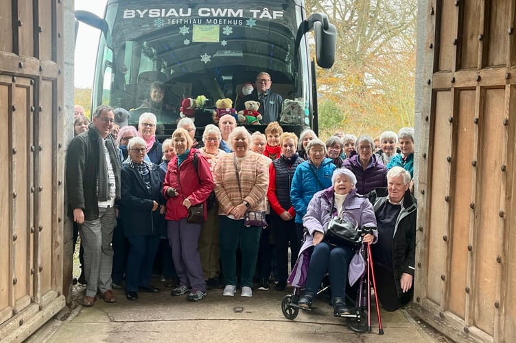 Tenby Travel Arts group on a Torquay trip, late November 2025