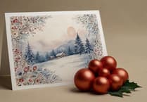 Recycle Christmas cards at Tenby Repair Café