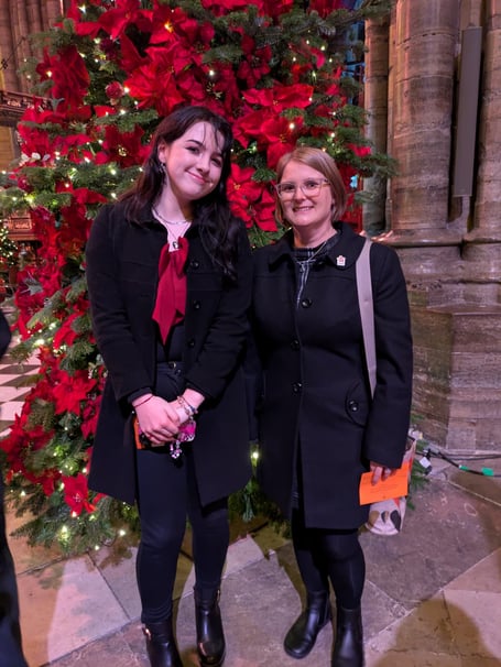 Young Carer Meghan and Vikki Phillips