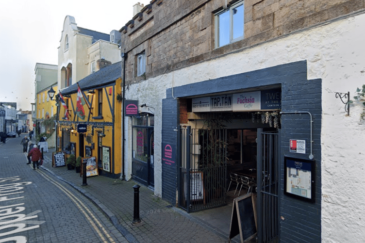 Entrance to The Mews, Upper Frog Street, Tenby