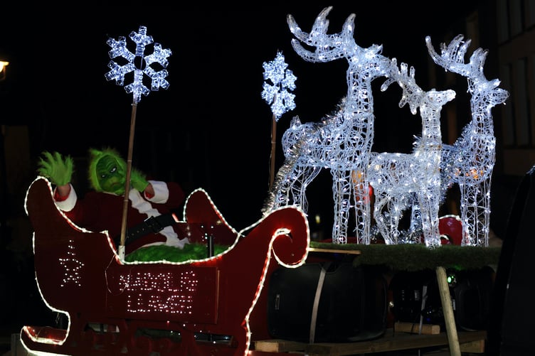 Nadolig Llawen from the Grinch! Pembrokeshire Christmas Convoy