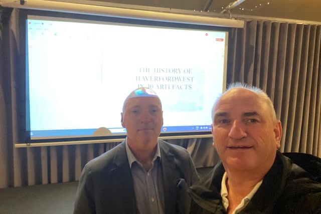 Cllr Thomas Tudor with Dr Simon Hancock