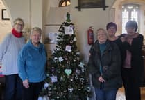 Kilgetty WI brightens up Begelly's Christmas Tree Festival