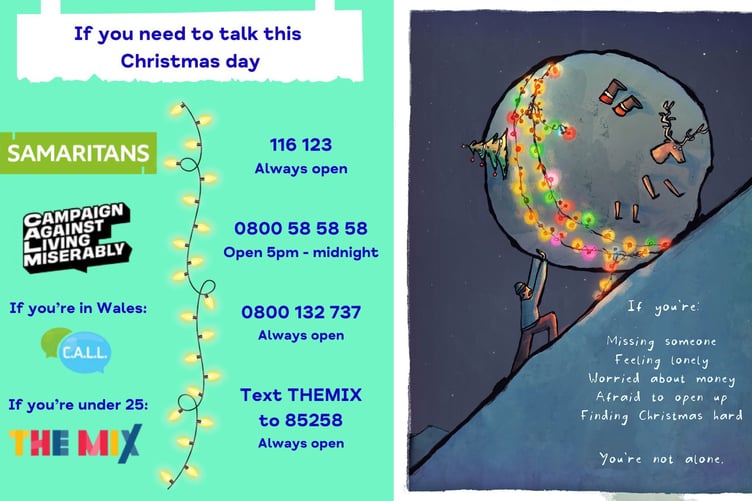 Christmas signposting and reassurances