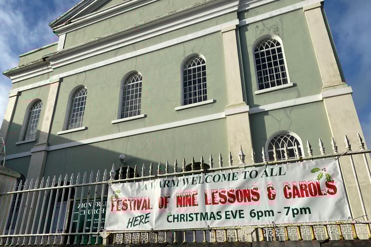 Zion Church Pembroke Dock Christmas