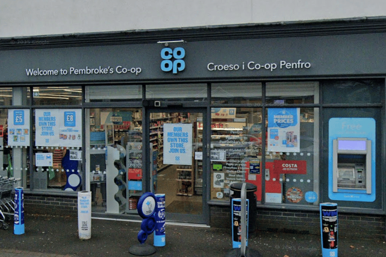 Co-op Stores, Pembroke - image capture Nov 2024