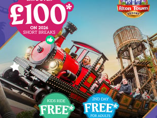 Family fun at Alton Towers: Kids ride free when you stay and play!