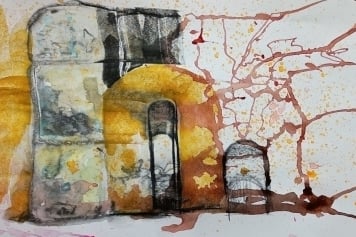 Artwork illustrating members’ exhibition