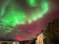 Aurora Borealis lights up Pembrokeshire skies