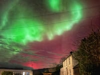 Aurora Borealis lights up Pembrokeshire skies