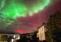 Aurora Borealis lights up Pembrokeshire skies