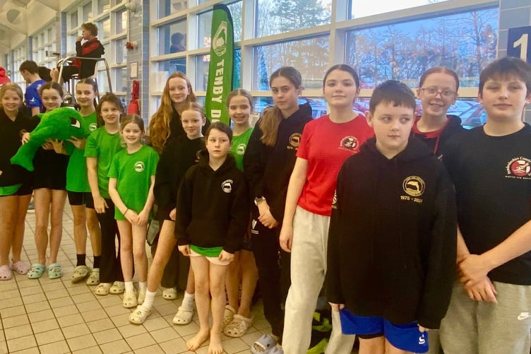 The fantastic Tenby swimmers