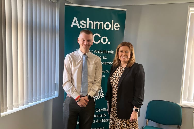 Ceirion Harris fully qualified with Partner Laura Craddock