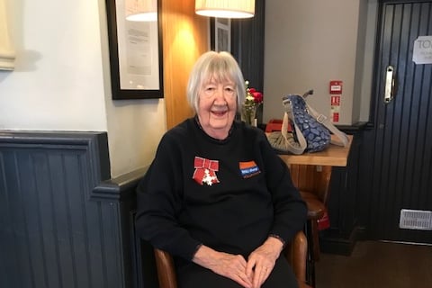 RNLI fundraising stalwart Doreen Mortimer MBE