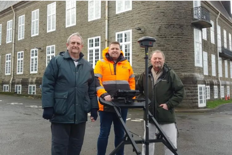 Richard Goodridge, Shane Gwilt and Alun Lenny - search for five bodies under Carmarthen County Hall car park