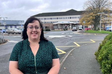 Plaid Cymru Candidate Kerry Ferguson calls on the health board to reconsider downgrading emergency general surgery at Withybush Hospital