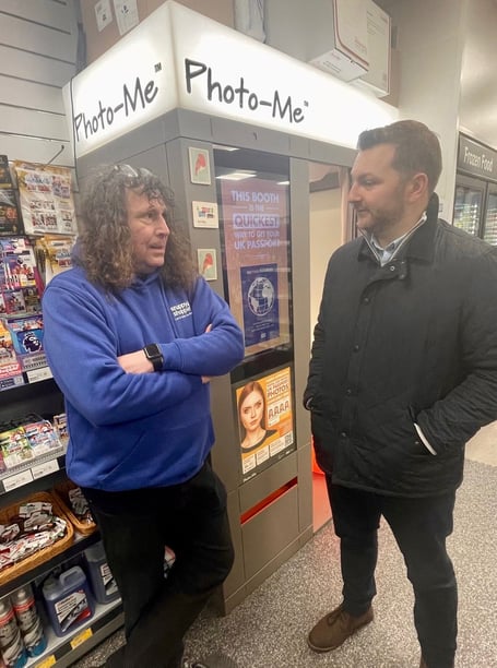 Vince Malone with Samuel Kurtz