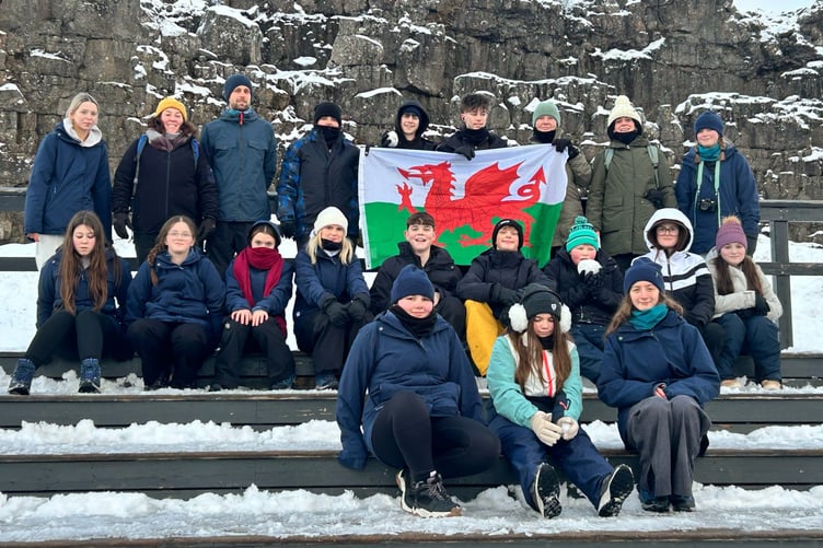 Pembrokeshire youth workers led the life changing wellbeing visit to Iceland