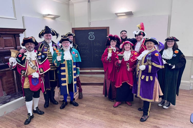 Town Criers in London for Innocent Smoothies and Big Zuu national Healthy Eating campaign