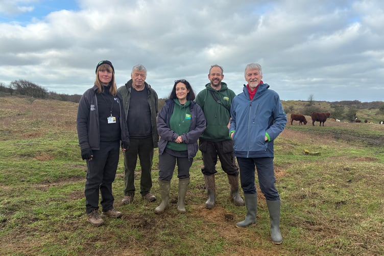 Deputy First Minister at Kenfig Nature Reserve
