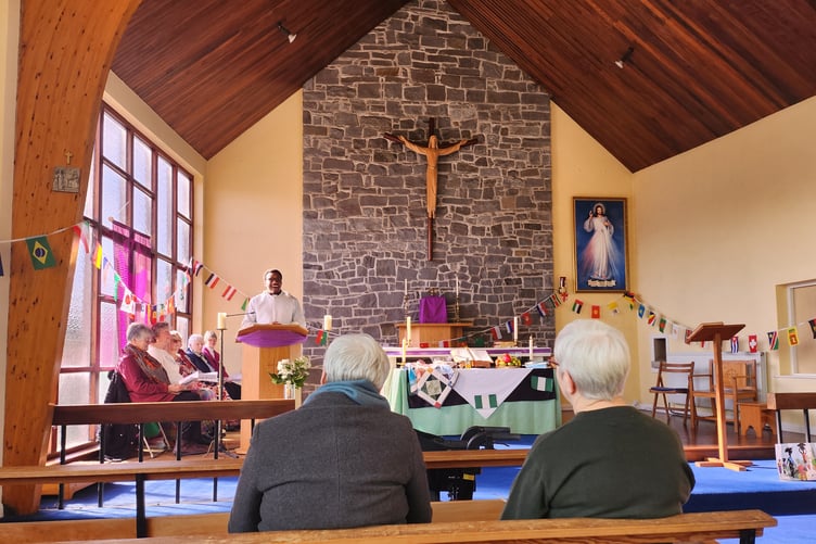 There was a Nigerian theme for the World Day of Prayer service at St Bride’s, Saundersfoot