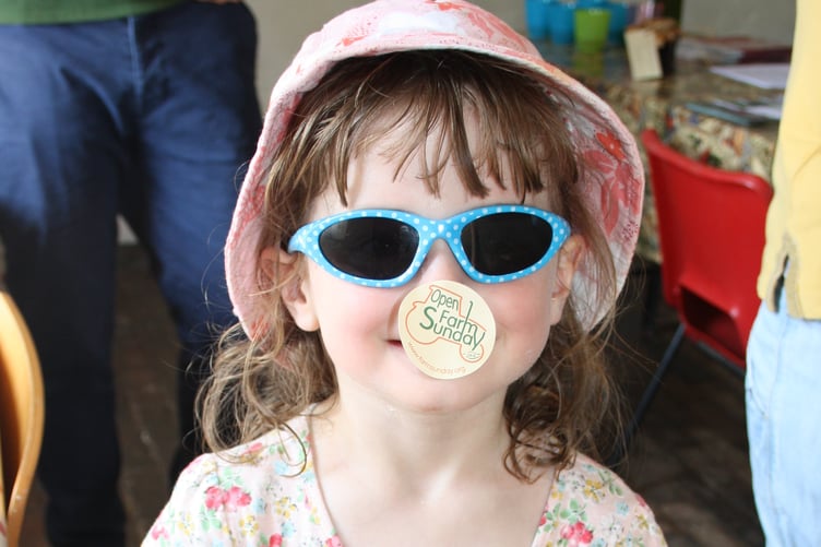 Open Farm Sunday sticker