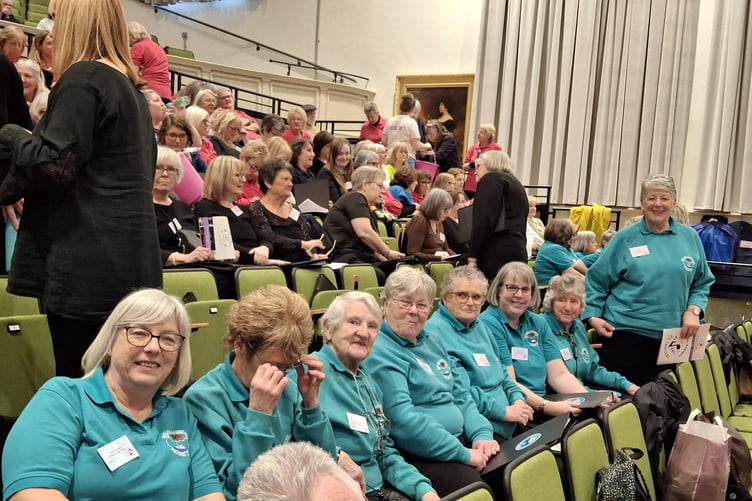 Some of the Neyland ladies at the rehearsal on Saturday