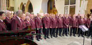 Tenby Male Choir’s May fundraisers