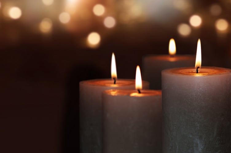 Lost Baby service candles remembrance