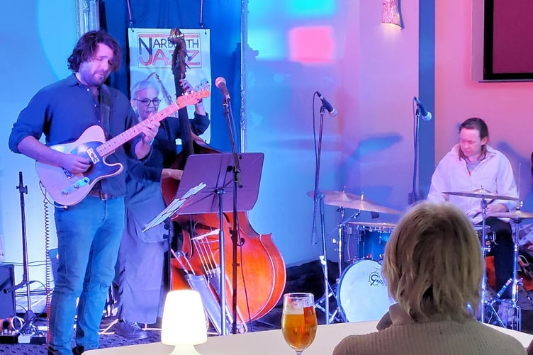 Dan Messore Trio’s debut at the Plas