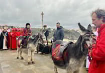 PHOTOS: Donkey-led Palm Sunday procession in Tenby