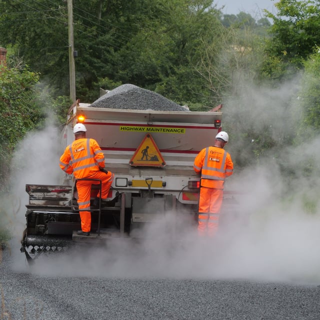 Carmarthenshire road works prompt caution