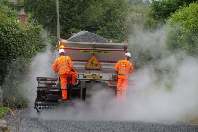 Carmarthenshire road works prompt caution