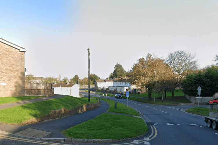 Junction of Kavanagh Court and Bush Street, Pembroke Dock