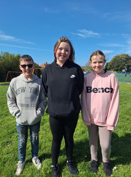 These helpful children came in for special praise from Neyland Town Council