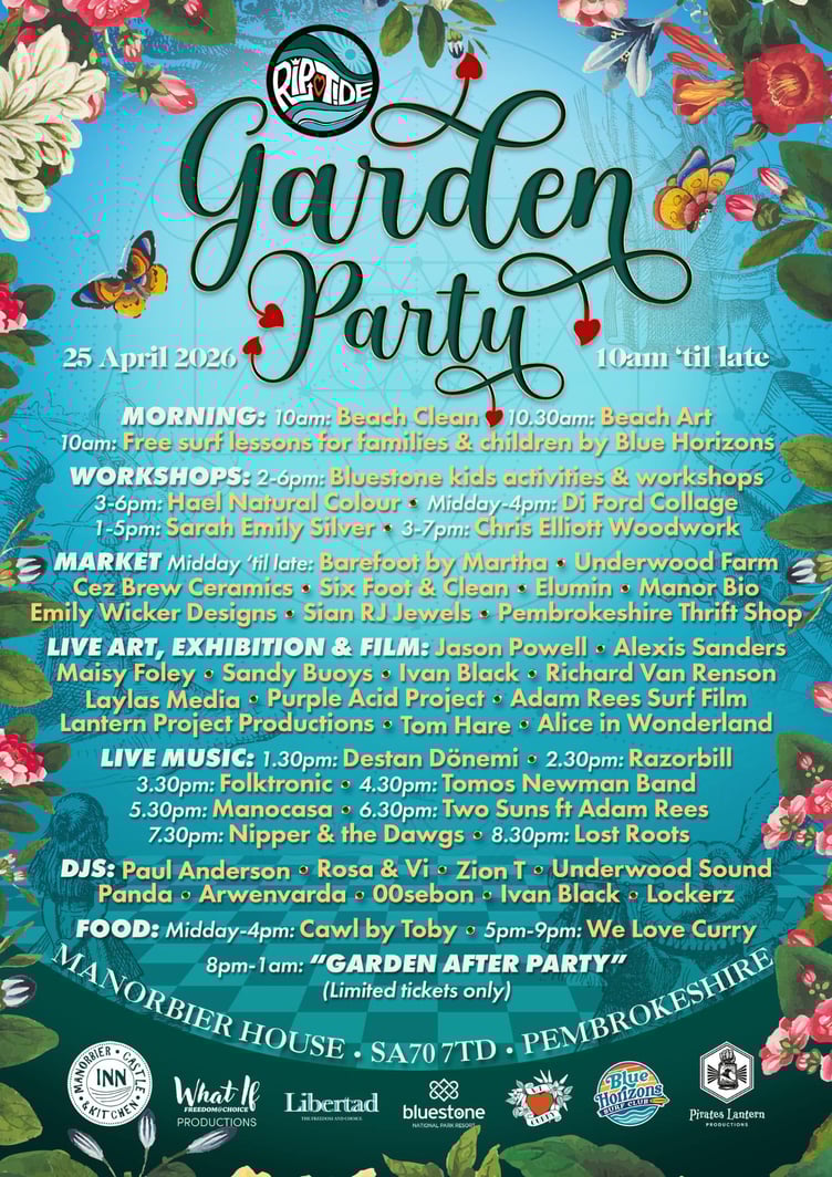 Riptide Garden Party poster