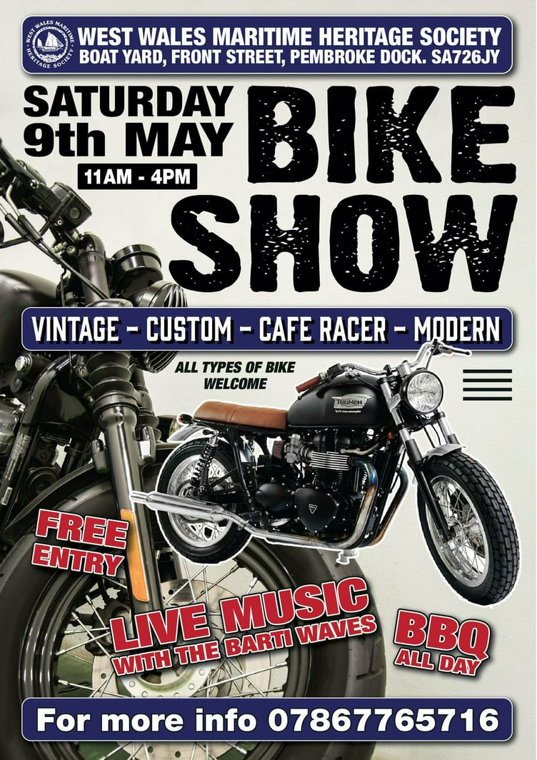 Bike Show, Pembroke Dock poster