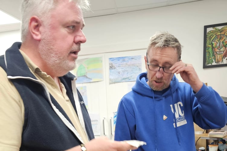 V-Aid’s Tony at the VC Gallery