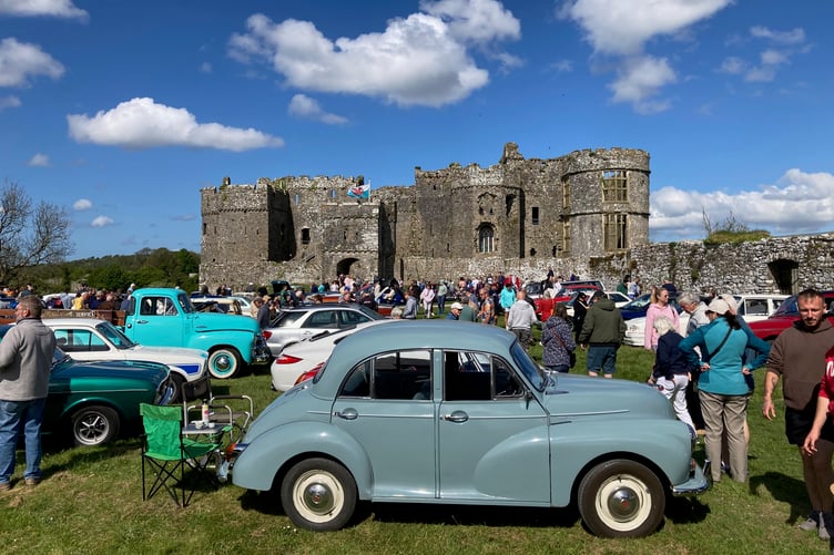 Carew Castle Classic Car Show