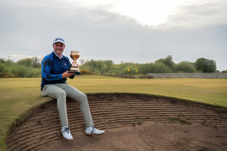 Andrew Haswell was also involved in a car crash near the course on Saturday morning