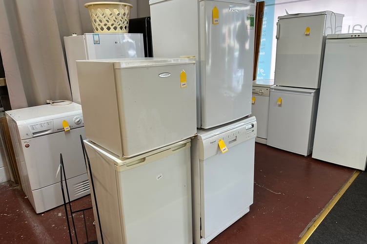 White Goods at the Sartori Store, Pembroke Dock