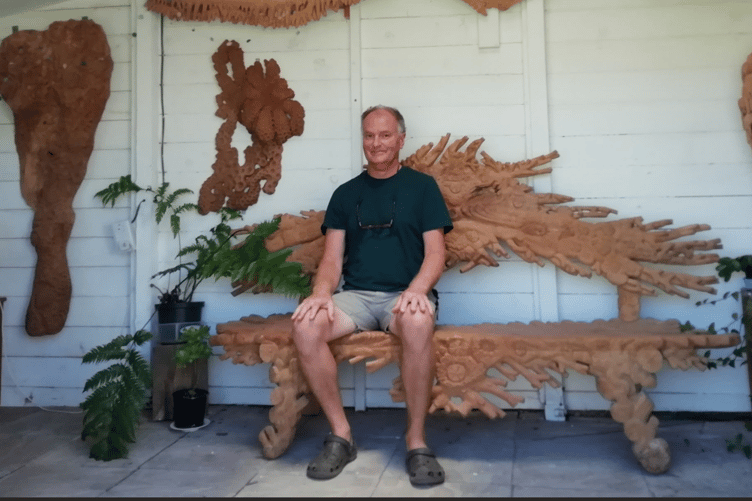 Woodcarver and tutor Anthony Griffiths