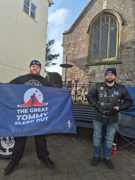 Great Tommy Sleep Out Tenby 2026 Shane Roberts