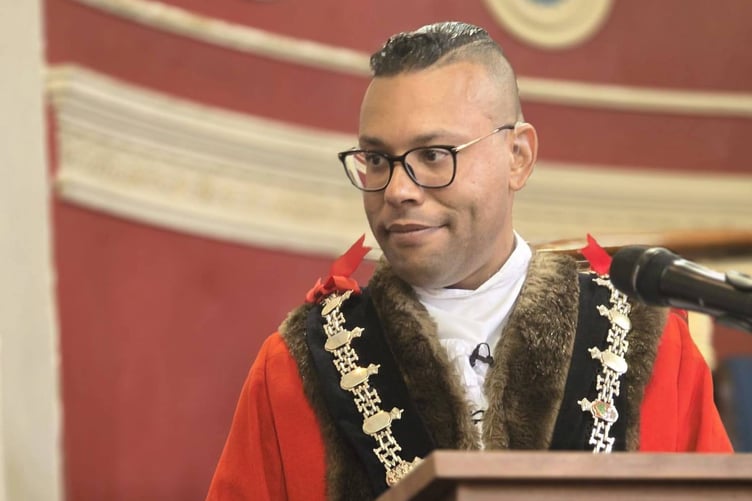 Cllr Randell Izaiah Thomas-Turner became the first Mayor of Haverfordwest with a diverse background and the youngest Mayor in the 21st century