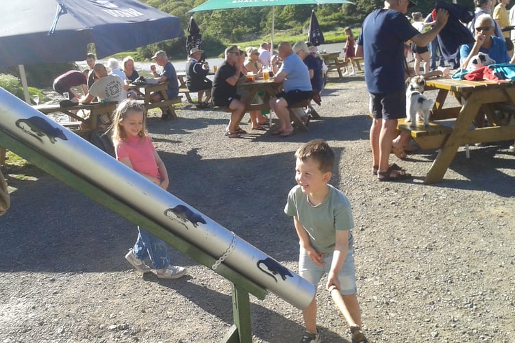 From Bat-A-Rat for the youngsters to sizzling pork - by Tom at Andrew Rees Butchers - for their parents, a good time was had by all ages at the Rotary event in Cresswell Quay.