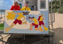 Tenby lifeguard’s artwork ‘gives back’ to lifesaving charity